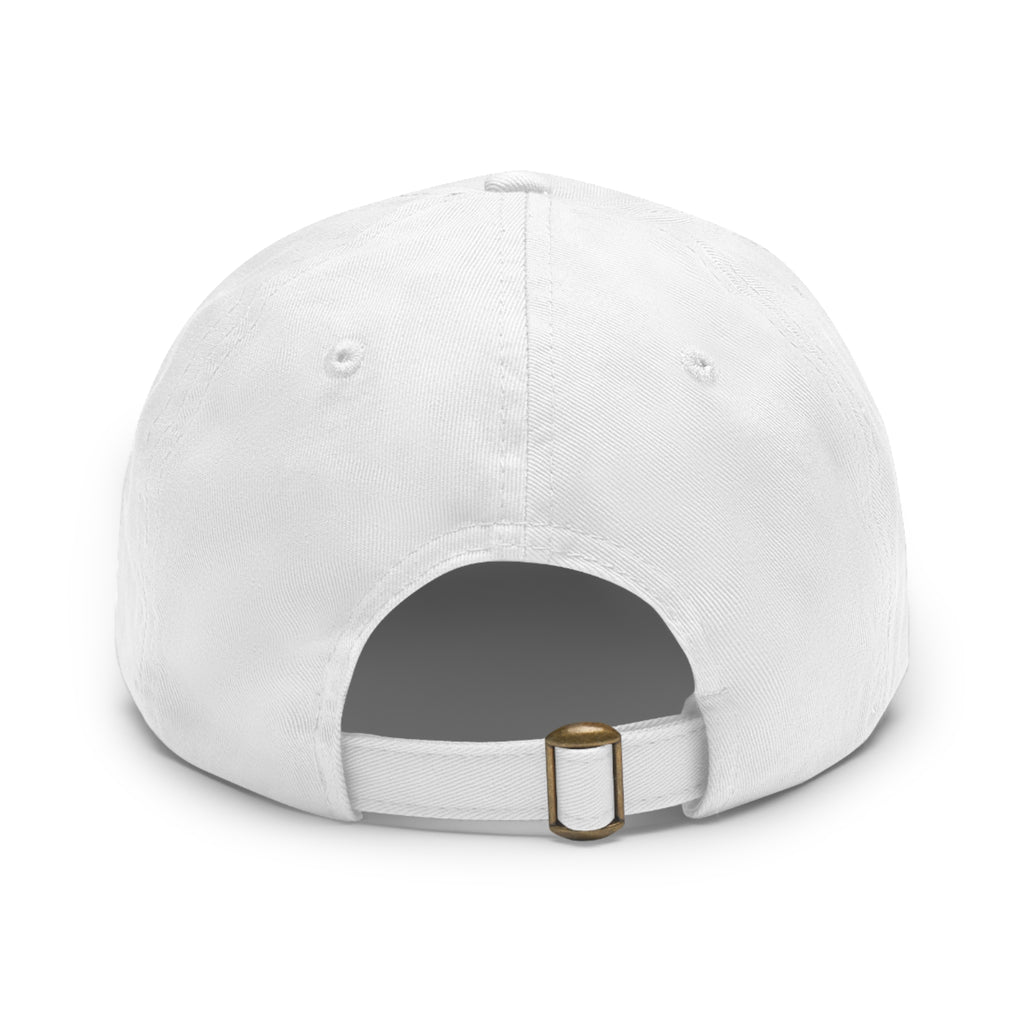 UrbanGlow Collective’s Dad Hat with Leather Patch (Rectangle)