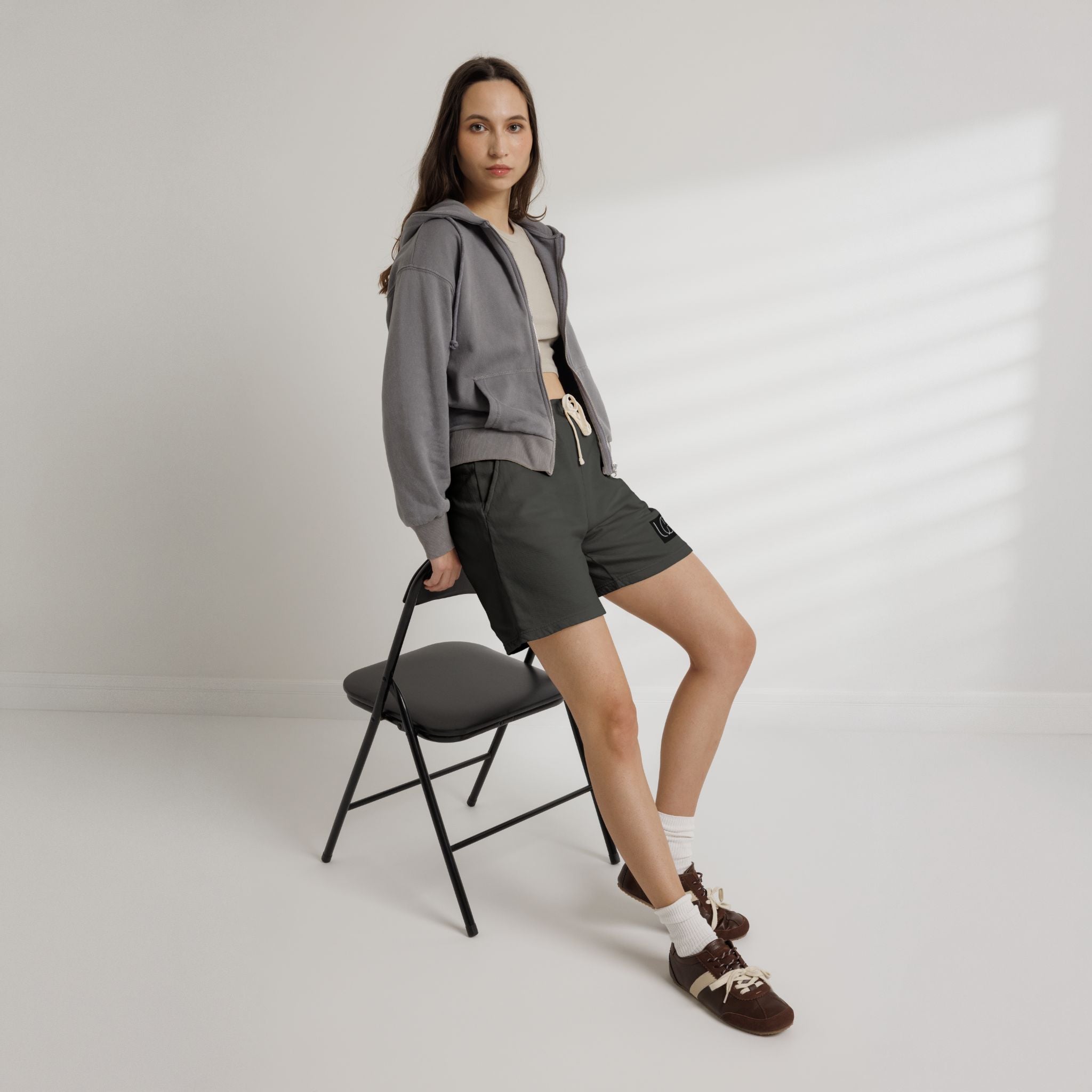 UrbanGlow Collective’s Unisex Garment-Dyed Lightweight Fleece Sweat Shorts