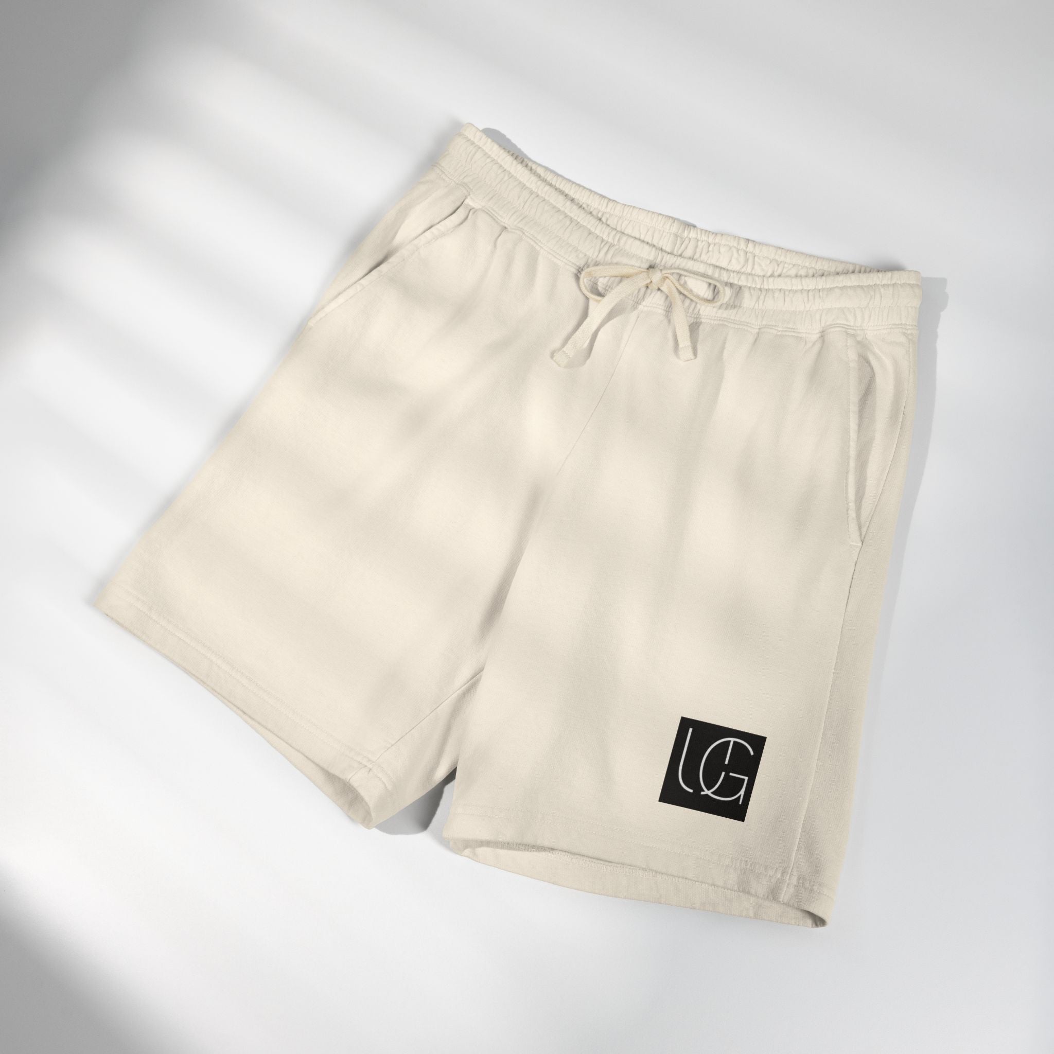 UrbanGlow Collective’s Unisex Garment-Dyed Lightweight Fleece Sweat Shorts