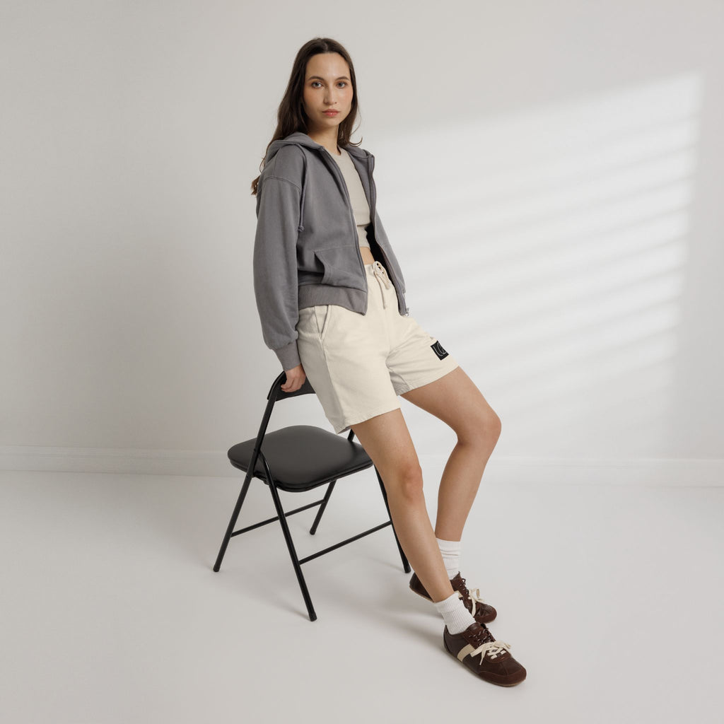 UrbanGlow Collective’s Unisex Garment-Dyed Lightweight Fleece Sweat Shorts
