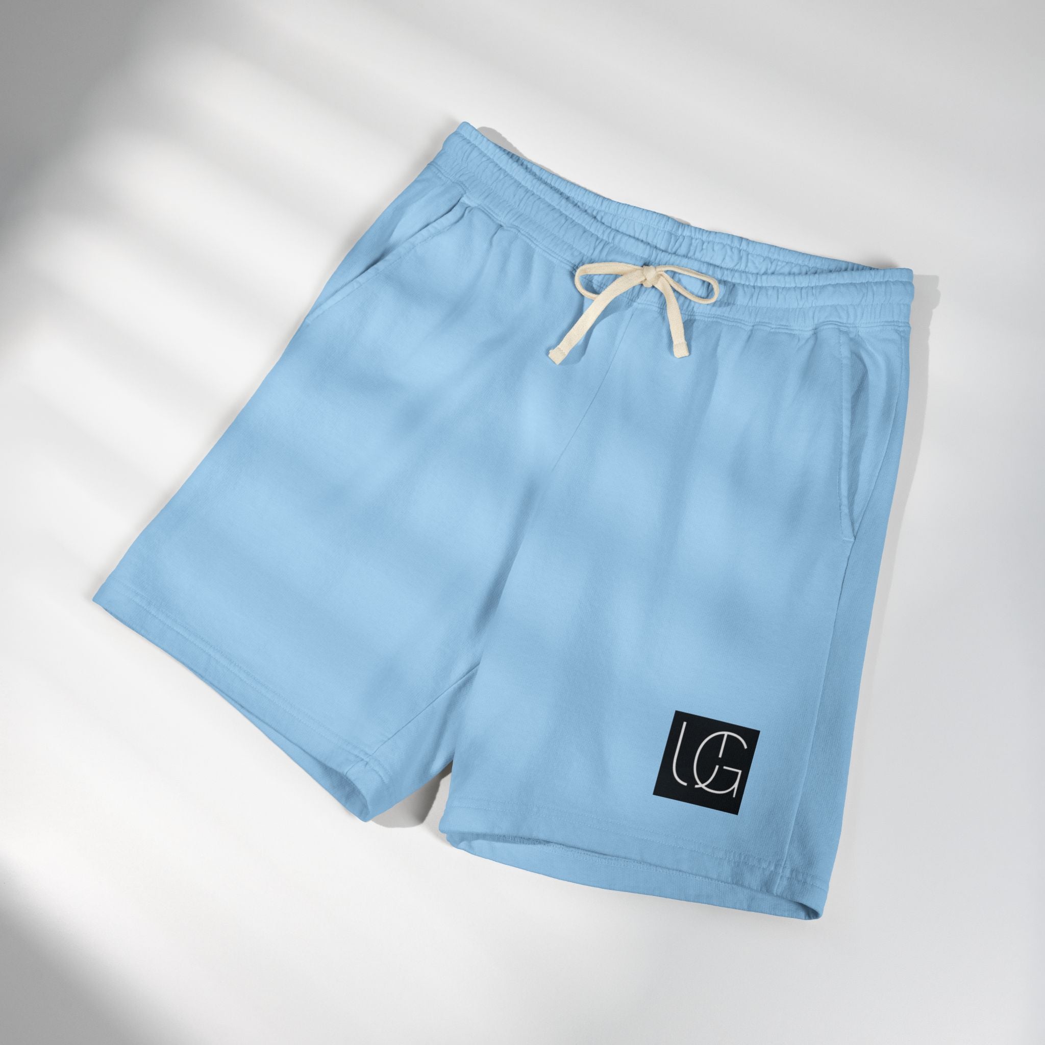 UrbanGlow Collective’s Unisex Garment-Dyed Lightweight Fleece Sweat Shorts