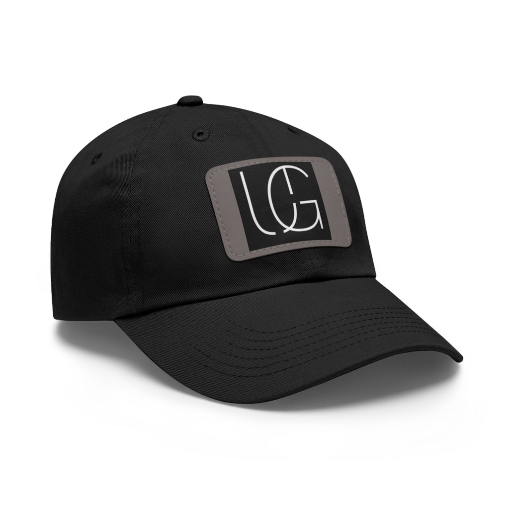UrbanGlow Collective’s Dad Hat with Leather Patch (Rectangle)