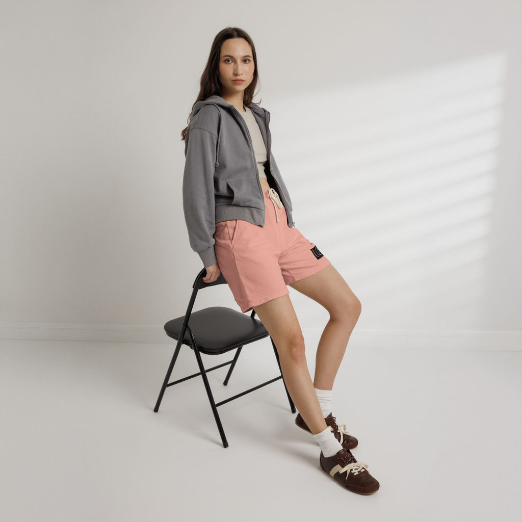 UrbanGlow Collective’s Unisex Garment-Dyed Lightweight Fleece Sweat Shorts