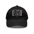 UrbanGlow Collective’s Dad Hat with Leather Patch (Rectangle)