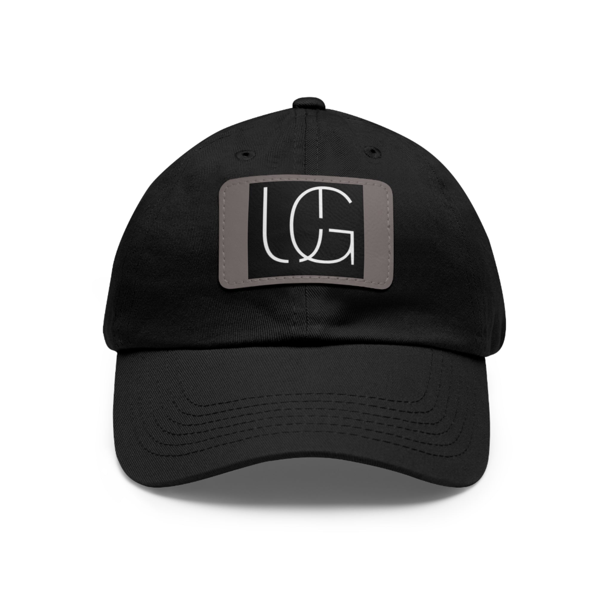 UrbanGlow Collective’s Dad Hat with Leather Patch (Rectangle)