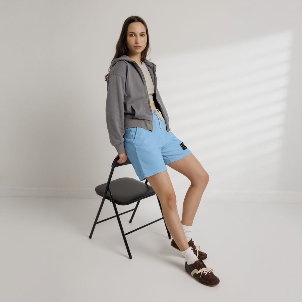 UrbanGlow Collective’s Unisex Garment-Dyed Lightweight Fleece Sweat Shorts