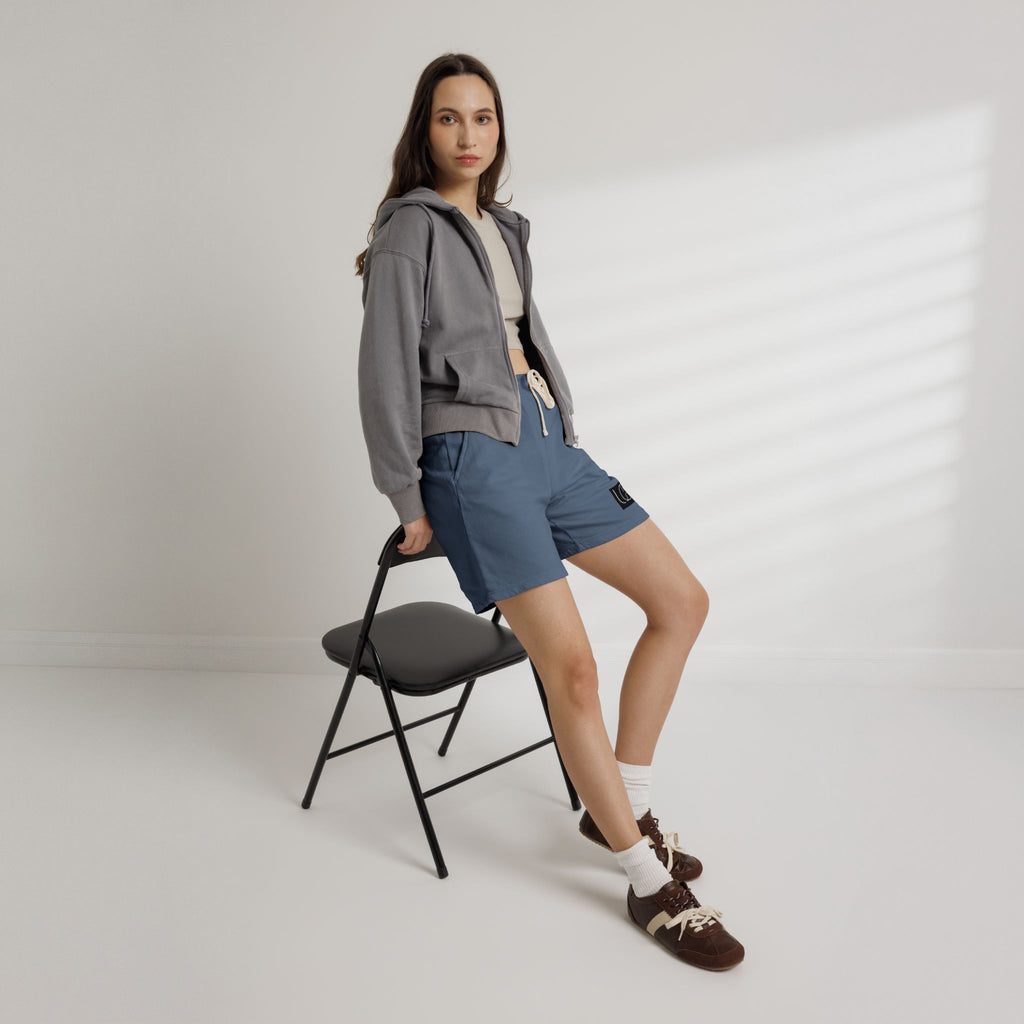 UrbanGlow Collective’s Unisex Garment-Dyed Lightweight Fleece Sweat Shorts