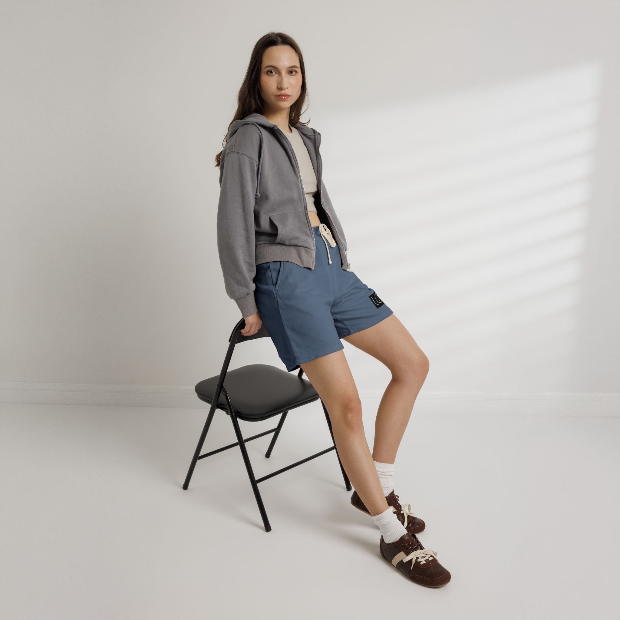 UrbanGlow Collective’s Unisex Garment-Dyed Lightweight Fleece Sweat Shorts