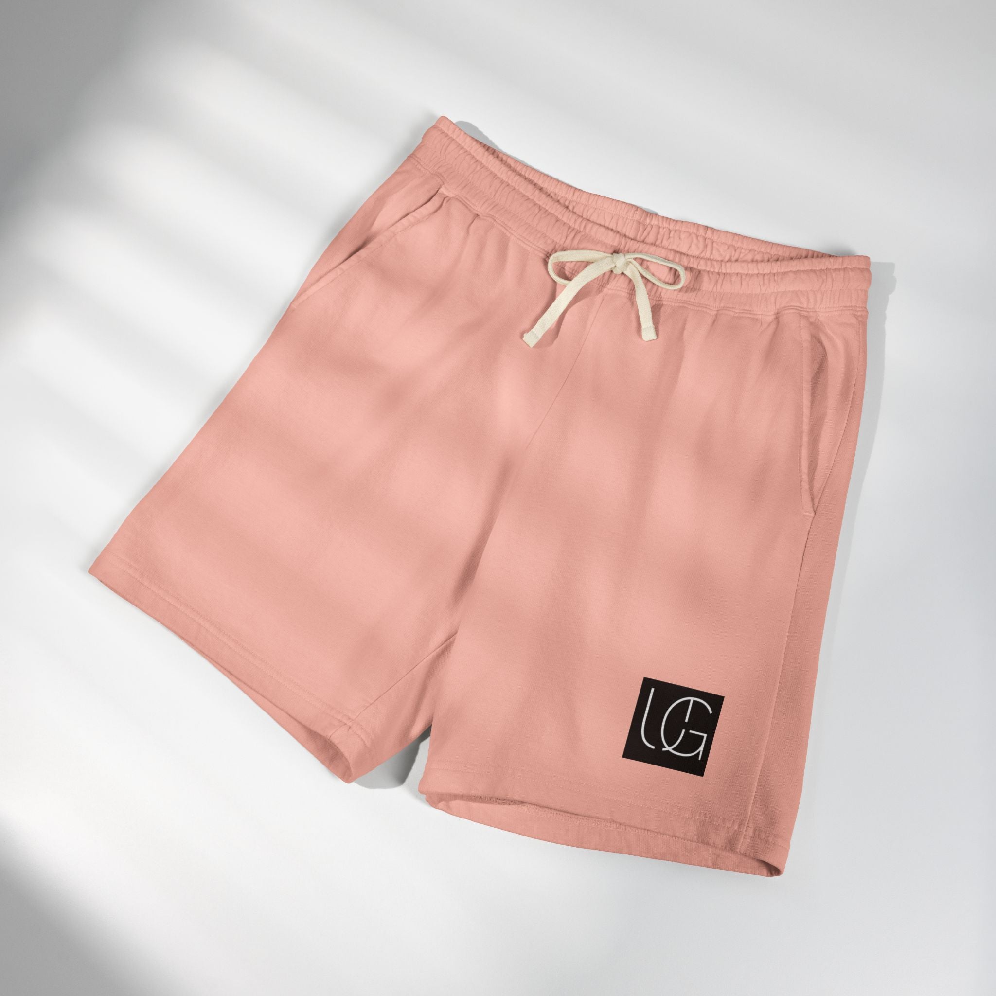 UrbanGlow Collective’s Unisex Garment-Dyed Lightweight Fleece Sweat Shorts