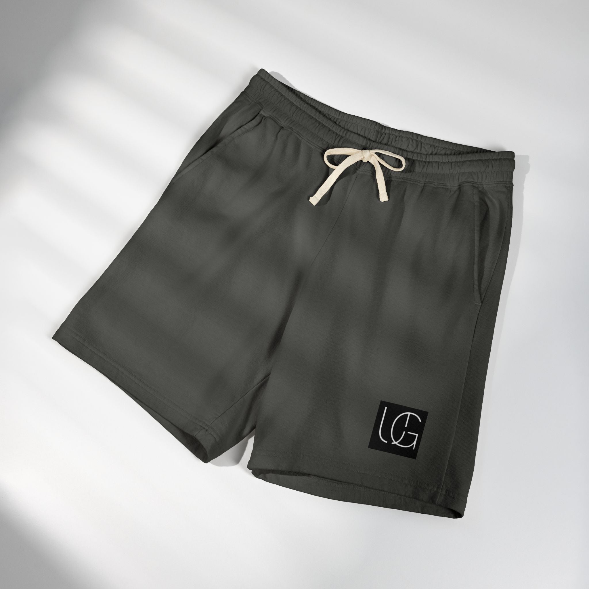 UrbanGlow Collective’s Unisex Garment-Dyed Lightweight Fleece Sweat Shorts