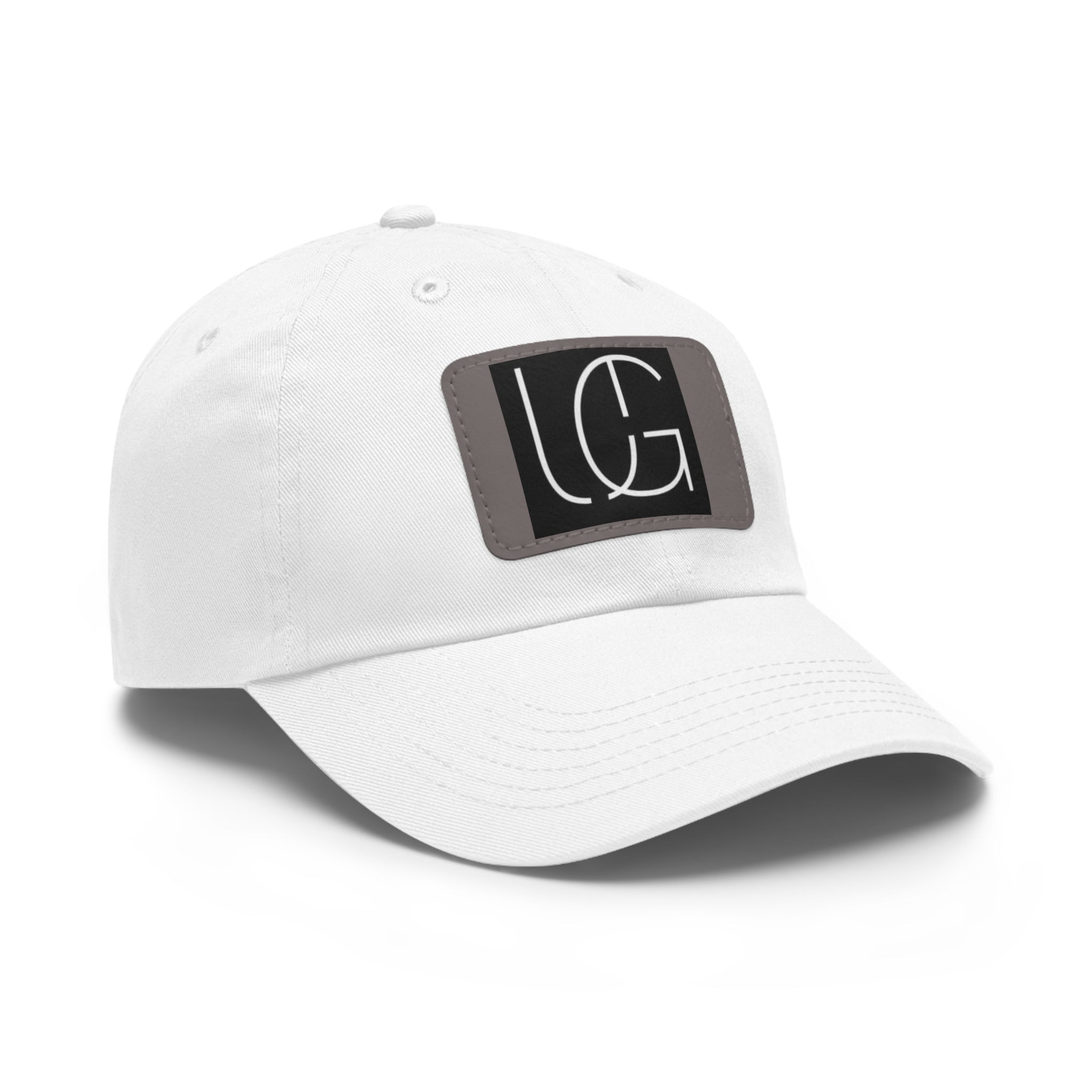 UrbanGlow Collective’s Dad Hat with Leather Patch (Rectangle)