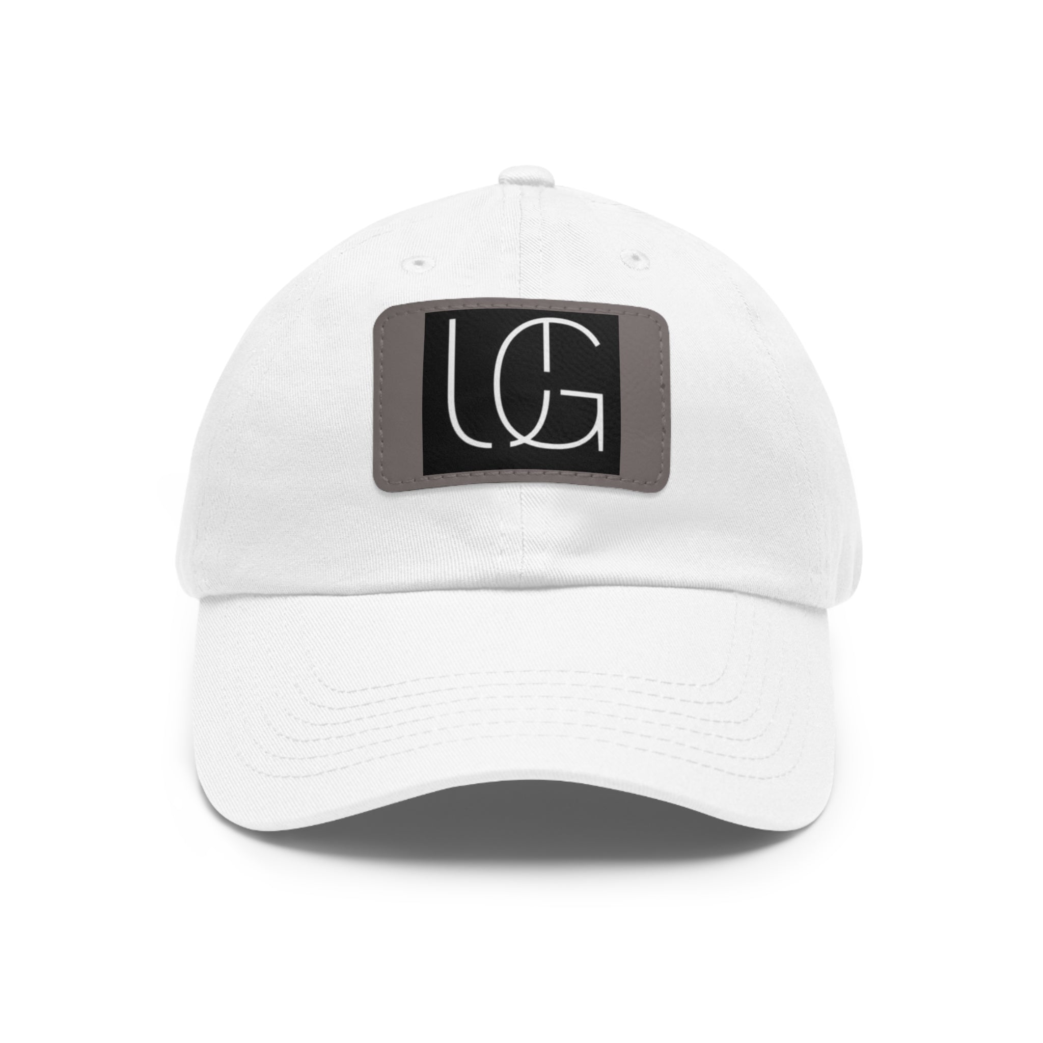 UrbanGlow Collective’s Dad Hat with Leather Patch (Rectangle)