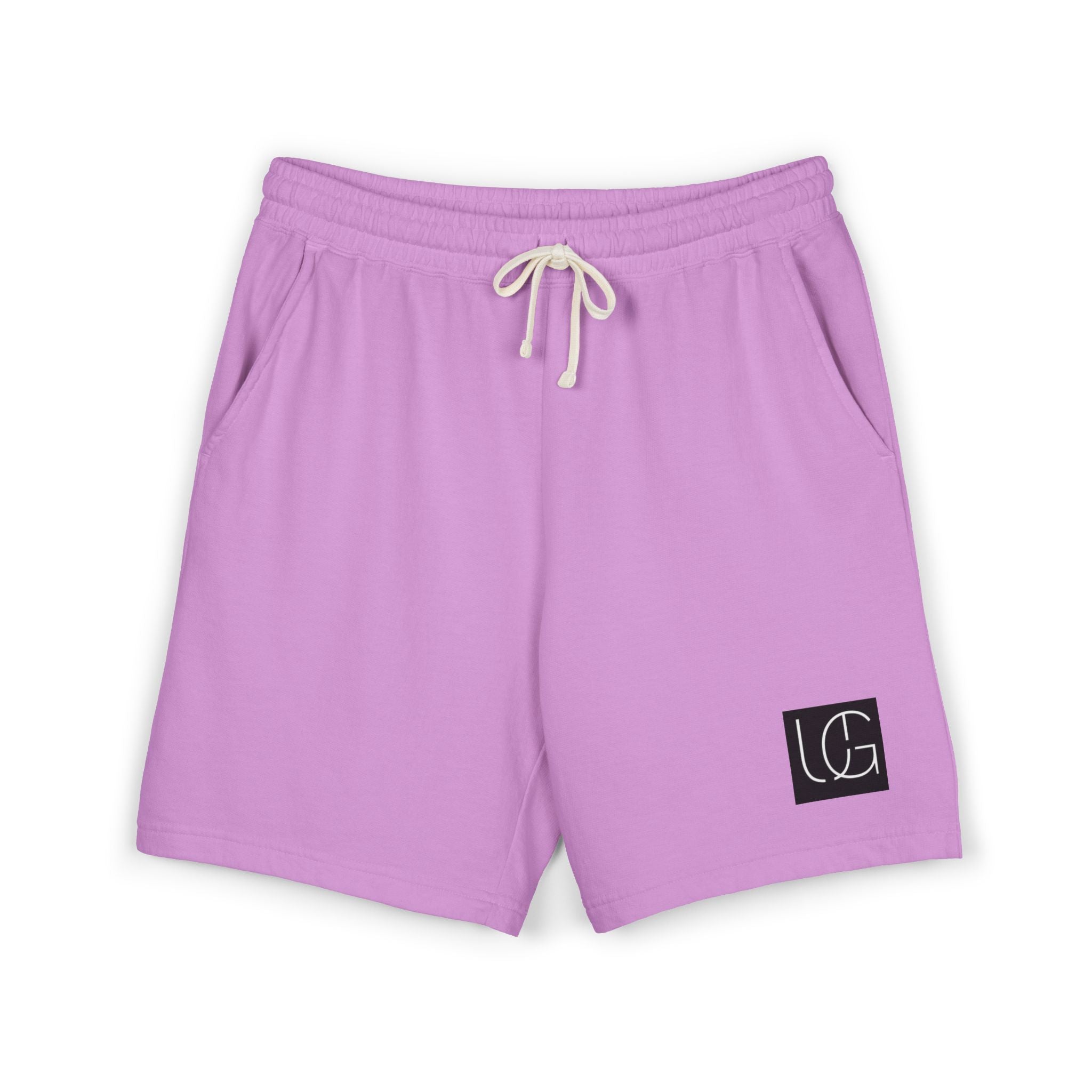 UrbanGlow Collective’s Unisex Garment-Dyed Lightweight Fleece Sweat Shorts